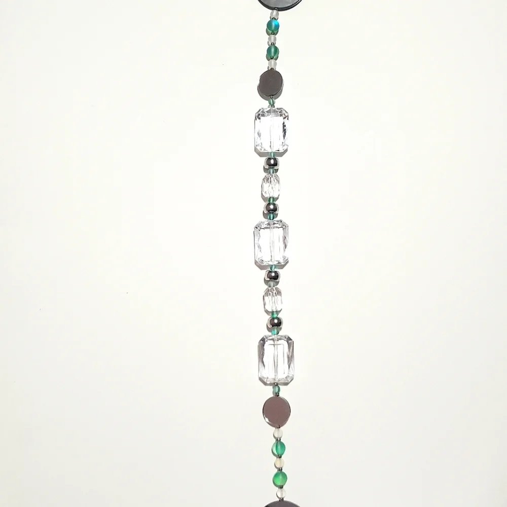 SUNCATCHER Green, One-of-a-Kind Handcrafted Opal Hanging Décor Tree Jewelry
